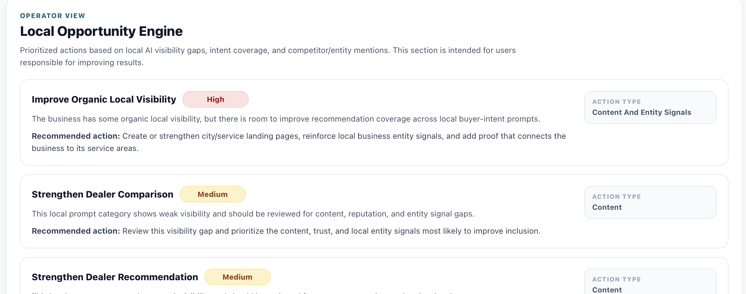 Toren Local Opportunity Engine