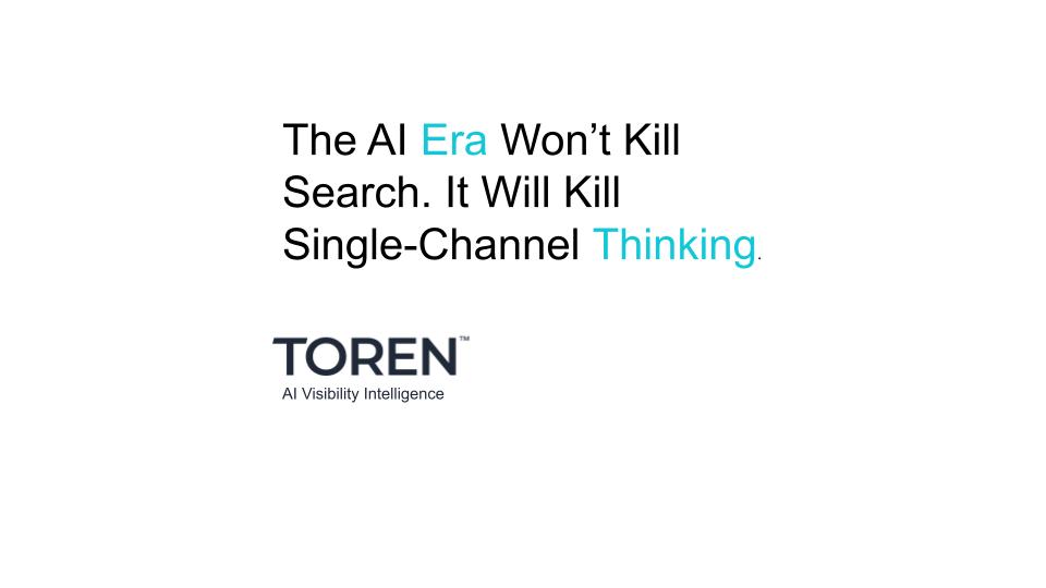 AI won't kill search, but it will change how we view the consumer journey.